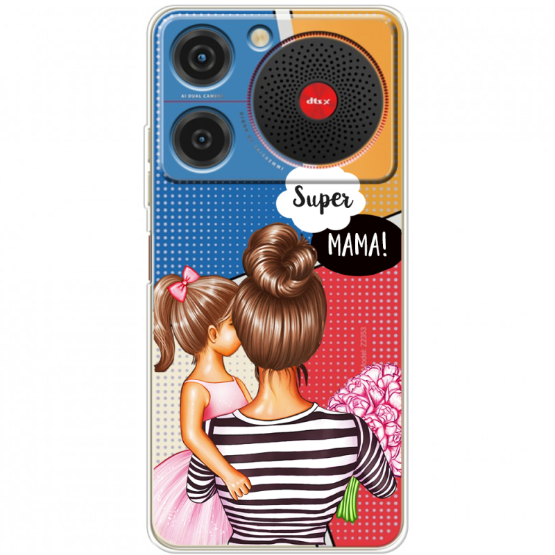 Прозорий чохол BoxFace ZTE Nubia Music Super Mama and Daughter