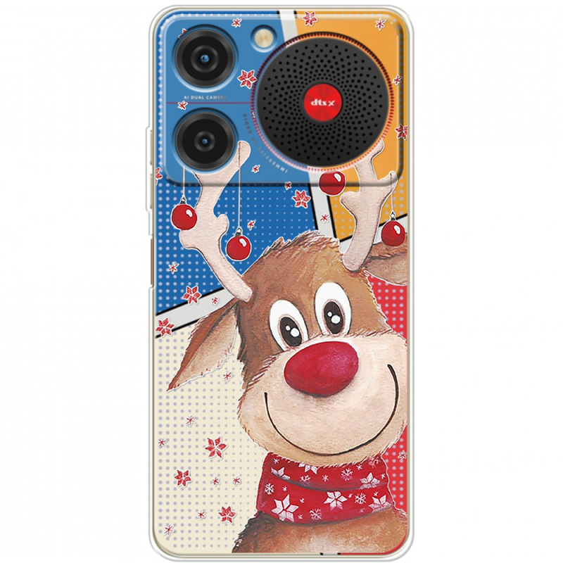 Прозорий чохол BoxFace ZTE Nubia Music Winter Deer