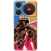 Прозорий чохол BoxFace ZTE Nubia Music Queen and Princess