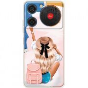 Прозорий чохол BoxFace ZTE Nubia Music Travel Girl