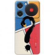 Прозорий чохол BoxFace ZTE Nubia Music Swan question