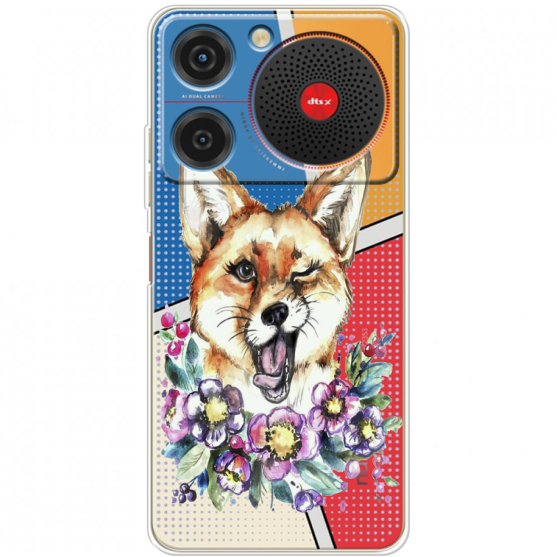 Прозорий чохол BoxFace ZTE Nubia Music Winking Fox