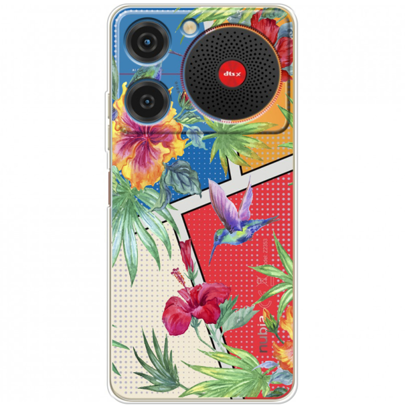 Прозорий чохол BoxFace ZTE Nubia Music Tropical