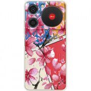 Прозорий чохол BoxFace ZTE Nubia Music Pink Magnolia