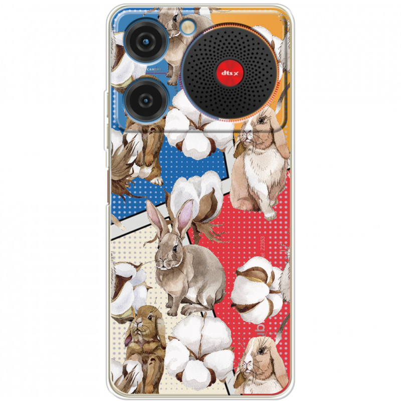 Прозорий чохол BoxFace ZTE Nubia Music Cotton and Rabbits