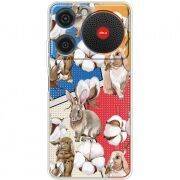 Прозорий чохол BoxFace ZTE Nubia Music Cotton and Rabbits