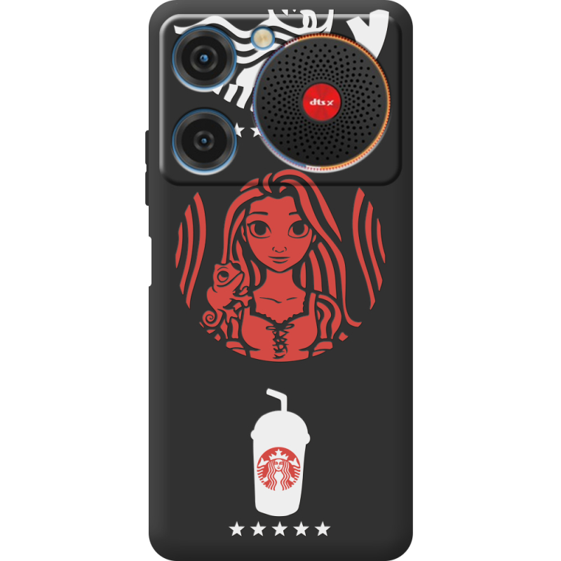 Чорний чохол BoxFace ZTE Nubia Music RedWhite Coffee