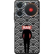 Чорний чохол BoxFace ZTE Nubia Music Man Pattern