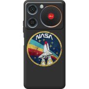 Чорний чохол BoxFace ZTE Nubia Music NASA