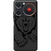 Чорний чохол BoxFace ZTE Nubia Music Grizzly Bear