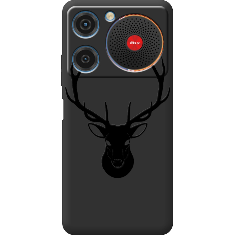 Чорний чохол BoxFace ZTE Nubia Music Deer