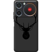 Чорний чохол BoxFace ZTE Nubia Music Deer