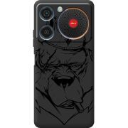 Чорний чохол BoxFace ZTE Nubia Music Bear King