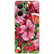 Чохол BoxFace Xiaomi Redmi Note 14 4G Tropical Flowers