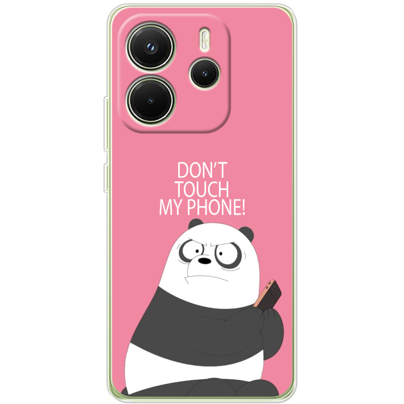 Чохол BoxFace Xiaomi Redmi Note 14 4G Dont Touch My Phone Panda