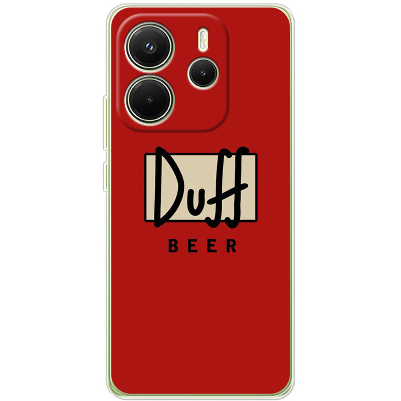 Чохол BoxFace Xiaomi Redmi Note 14 4G Duff beer