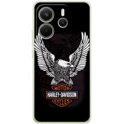 Чохол BoxFace Xiaomi Redmi Note 14 4G Harley Davidson and eagle