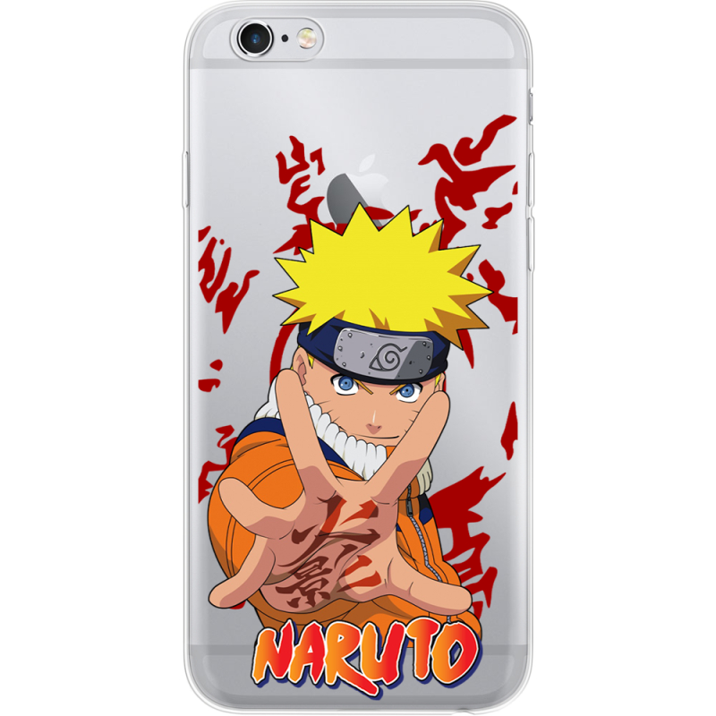 Прозрачный чехол Uprint Apple iPhone 6 / 6S Naruto