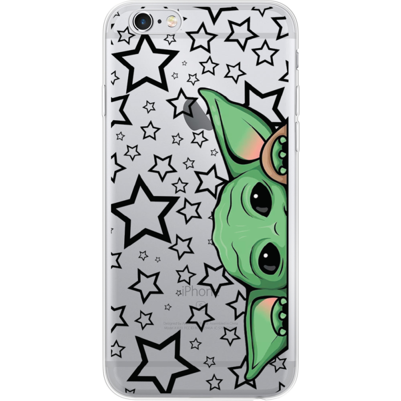 Прозрачный чехол Uprint Apple iPhone 6 / 6S Baby Yoda