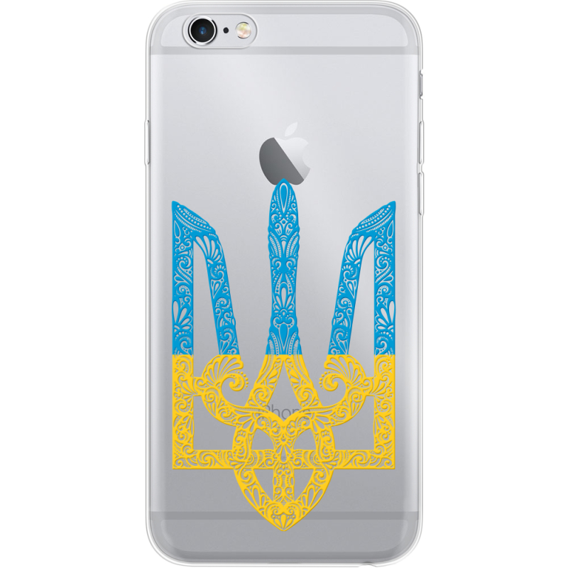 Прозрачный чехол Uprint Apple iPhone 6 / 6S Gold Trident