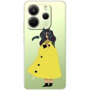 Прозорий чохол BoxFace Xiaomi Redmi Note 14 4G EU version Just a Girl