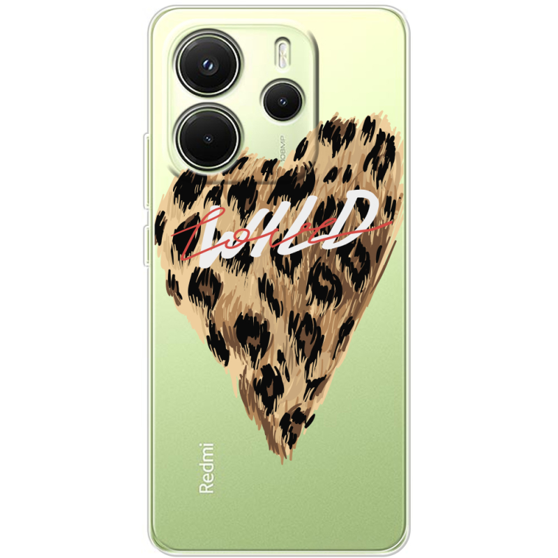 Прозорий чохол BoxFace Xiaomi Redmi Note 14 4G EU version Wild Love