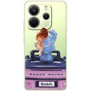 Прозорий чохол BoxFace Xiaomi Redmi Note 14 4G EU version Boss Babe