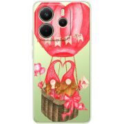 Прозорий чохол BoxFace Xiaomi Redmi Note 14 4G EU version Valentine Dwarfs