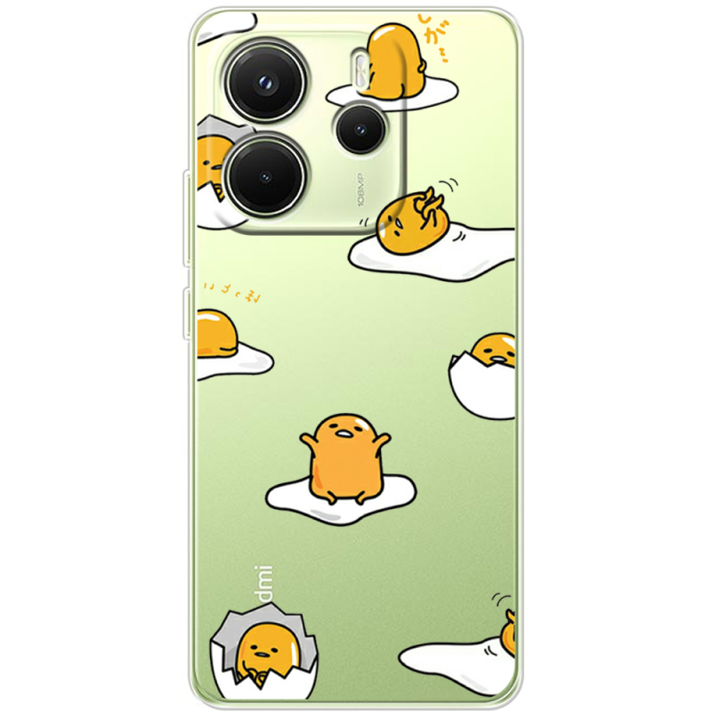 Прозорий чохол BoxFace Xiaomi Redmi Note 14 4G EU version Gudetama