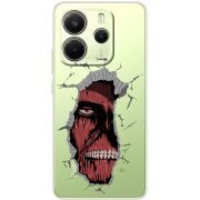 Прозорий чохол BoxFace Xiaomi Redmi Note 14 4G EU version Нападение Титана