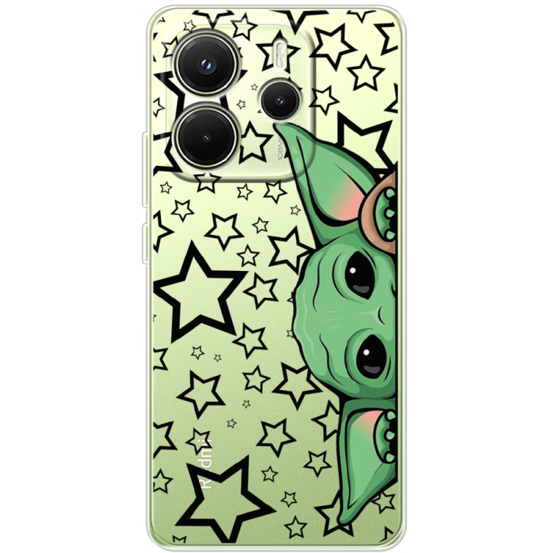Прозорий чохол BoxFace Xiaomi Redmi Note 14 4G EU version Baby Yoda