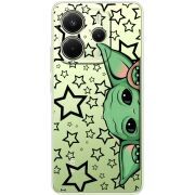 Прозорий чохол BoxFace Xiaomi Redmi Note 14 4G EU version Baby Yoda