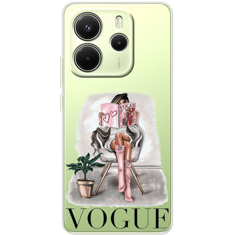 Прозорий чохол BoxFace Xiaomi Redmi Note 14 4G EU version VOGUE