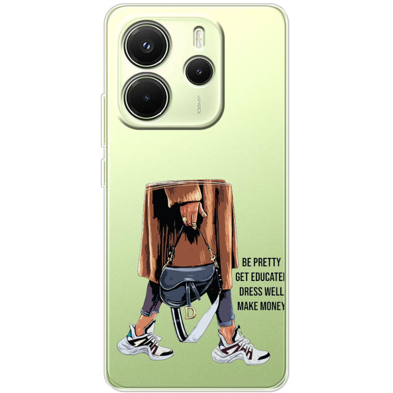 Прозорий чохол BoxFace Xiaomi Redmi Note 14 4G EU version Motivation