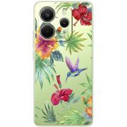 Прозорий чохол BoxFace Xiaomi Redmi Note 14 4G EU version Tropical