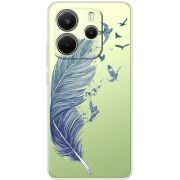 Прозорий чохол BoxFace Xiaomi Redmi Note 14 4G EU version Feather