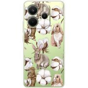 Прозорий чохол BoxFace Xiaomi Redmi Note 14 4G EU version Cotton and Rabbits