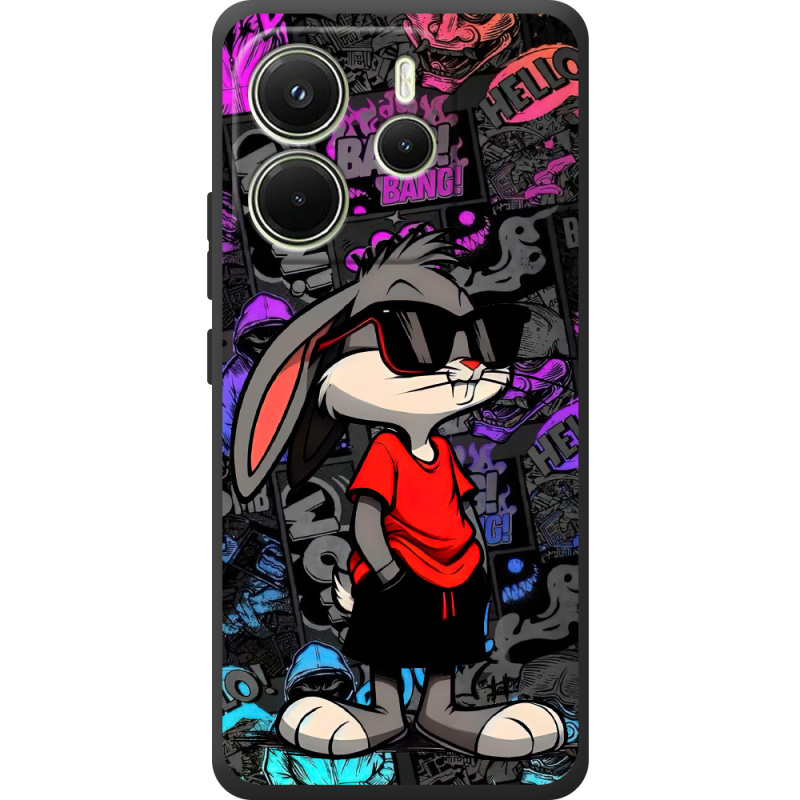 Чорний чохол BoxFace Xiaomi Redmi Note 14 4G EU version Малий вухань