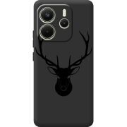 Чорний чохол BoxFace Xiaomi Redmi Note 14 4G Deer