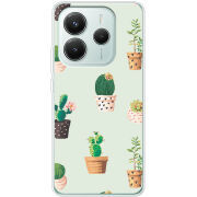 Чохол BoxFace Xiaomi Redmi Note 14 5G L-green Cacti