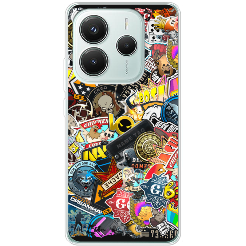 Чохол BoxFace Xiaomi Redmi Note 14 5G CS:Go Stickerbombing