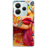 Чохол BoxFace Xiaomi Redmi Note 14 5G Yellow Girl Pop Art