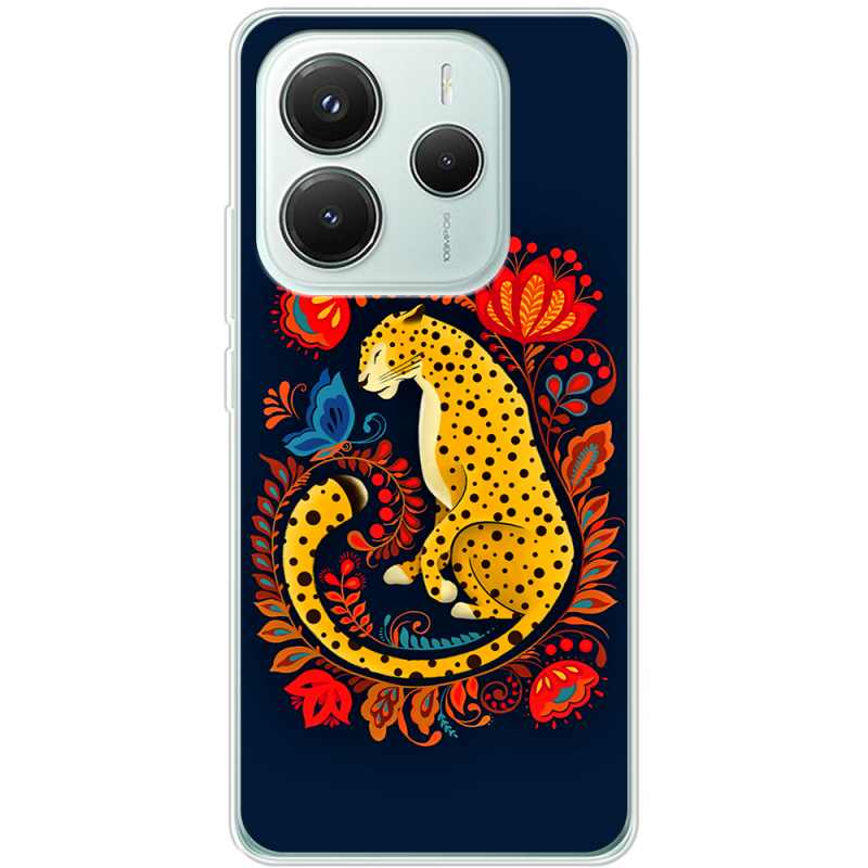 Чохол BoxFace Xiaomi Redmi Note 14 5G Petrykivka Leopard