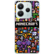 Чохол BoxFace Xiaomi Redmi Note 14 5G Minecraft Mobbery