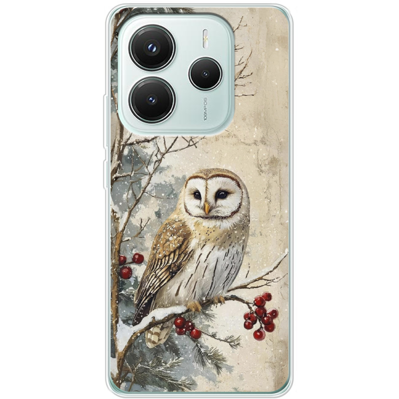 Чохол BoxFace Xiaomi Redmi Note 14 5G Christmas Owl