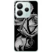 Чохол BoxFace Xiaomi Redmi Note 14 5G Black and White Roses