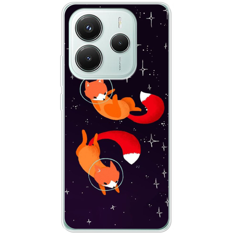 Чохол BoxFace Xiaomi Redmi Note 14 5G Fox-Astronauts