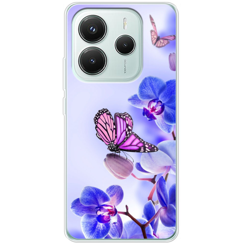 Чохол BoxFace Xiaomi Redmi Note 14 5G Orchids and Butterflies