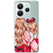 Прозорий чохол BoxFace Xiaomi Redmi Note 14 5G Mouse Girls