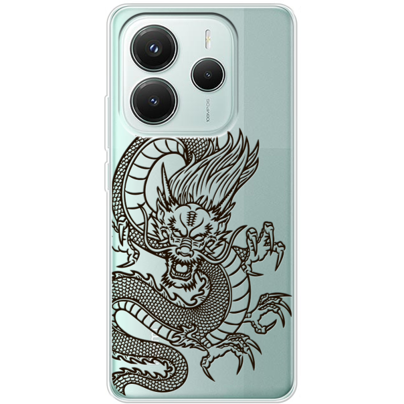 Прозорий чохол BoxFace Xiaomi Redmi Note 14 5G Chinese Dragon